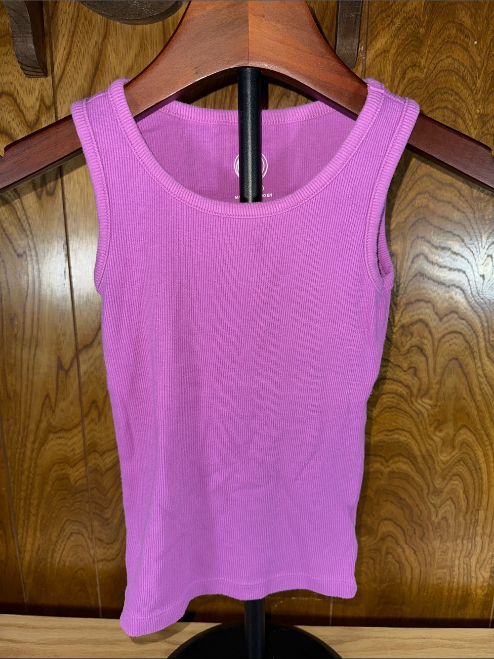 🎉wonder nation Pink Ribbed Girls Tank Top. D318